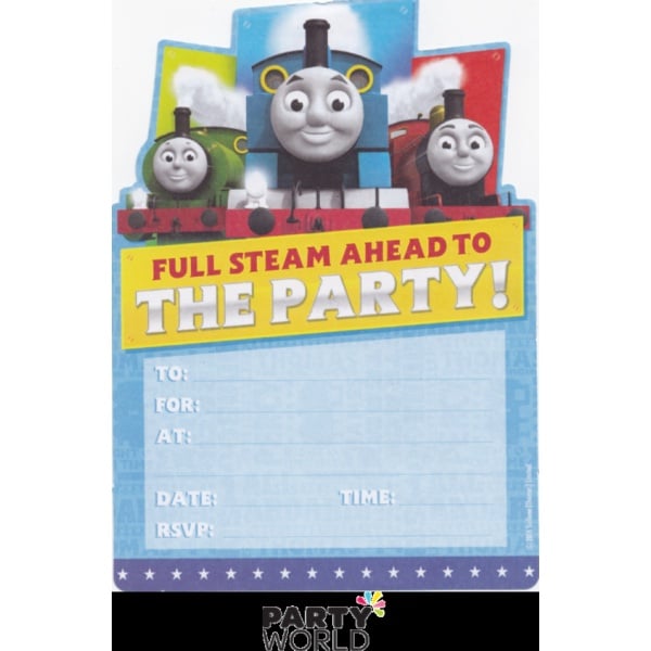 Thomas The Tank Invitations (16)