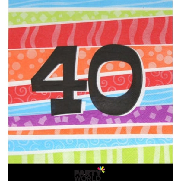 40th Luncheon Napkin (25)