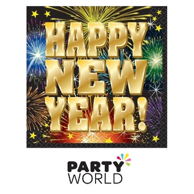 Happy New Year Firework Cocktail Napkins (16)