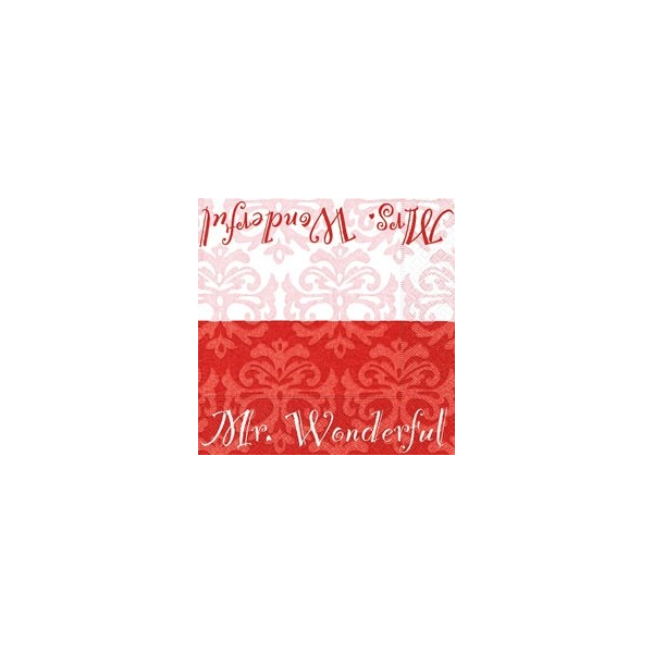 Mr &amp; Mrs Wonderful Napkins (20)