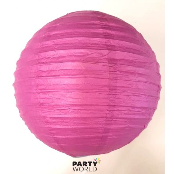 Paper Lanterns Hot Pink/Purple 9.5 inch ( set of 3)