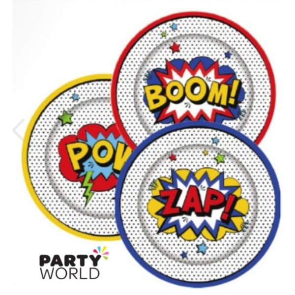 Cheeky Robots Paper Plates 9in(8)
