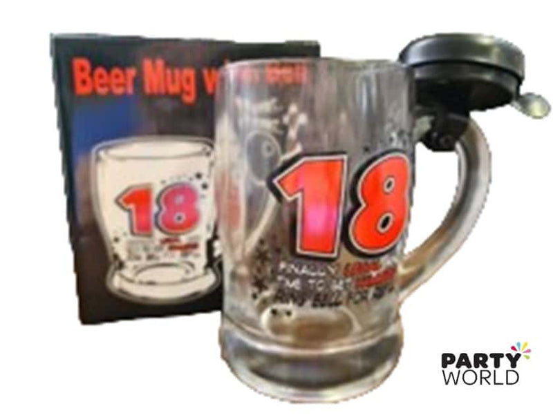 40th Birthday Beer Mug with Bell
