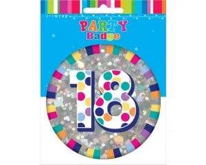 Large 18th Birthday Badge