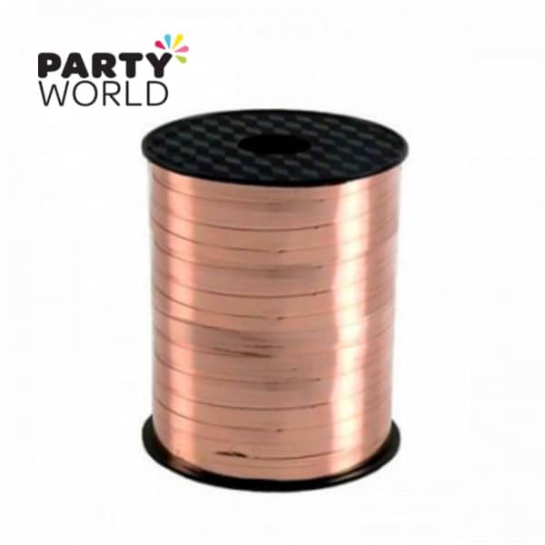 Metallic Rose Gold Curling Ribbon (229m)