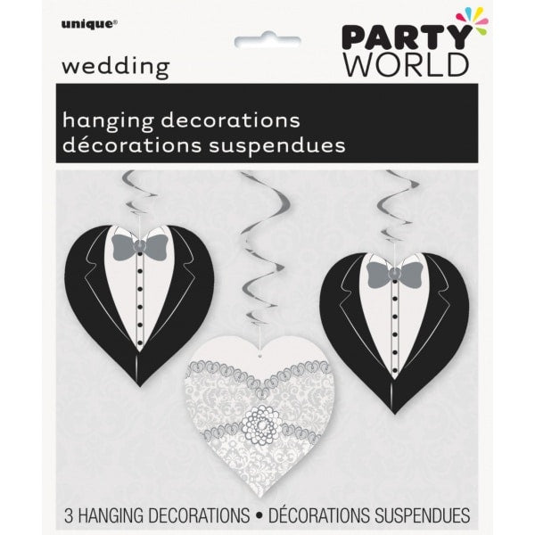 Wedding Swirls Hanging Decorations (3)