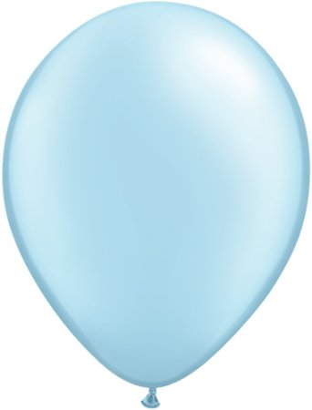 Quality Balloons 25pk, Pearl Blue image 0