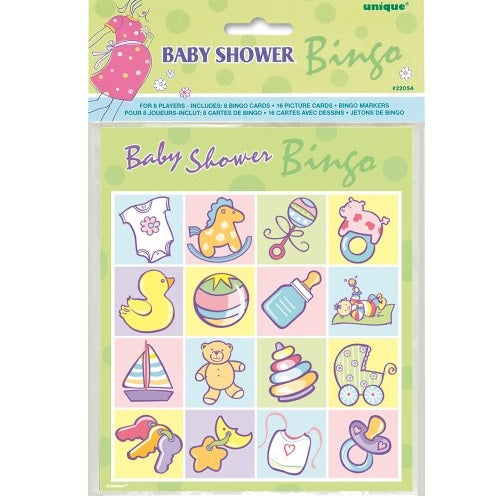 Baby Shower Bingo 8pk image 0