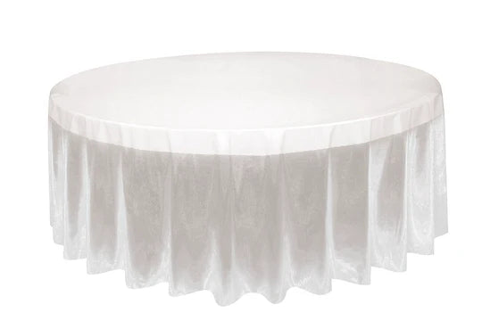 Plastic Table Cover Round - Clear image 0