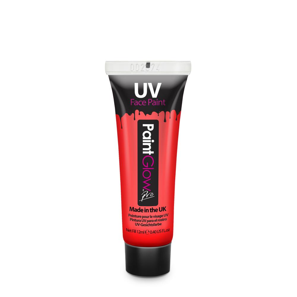 UV Face &amp; Body Paint 12ml - Red image 0