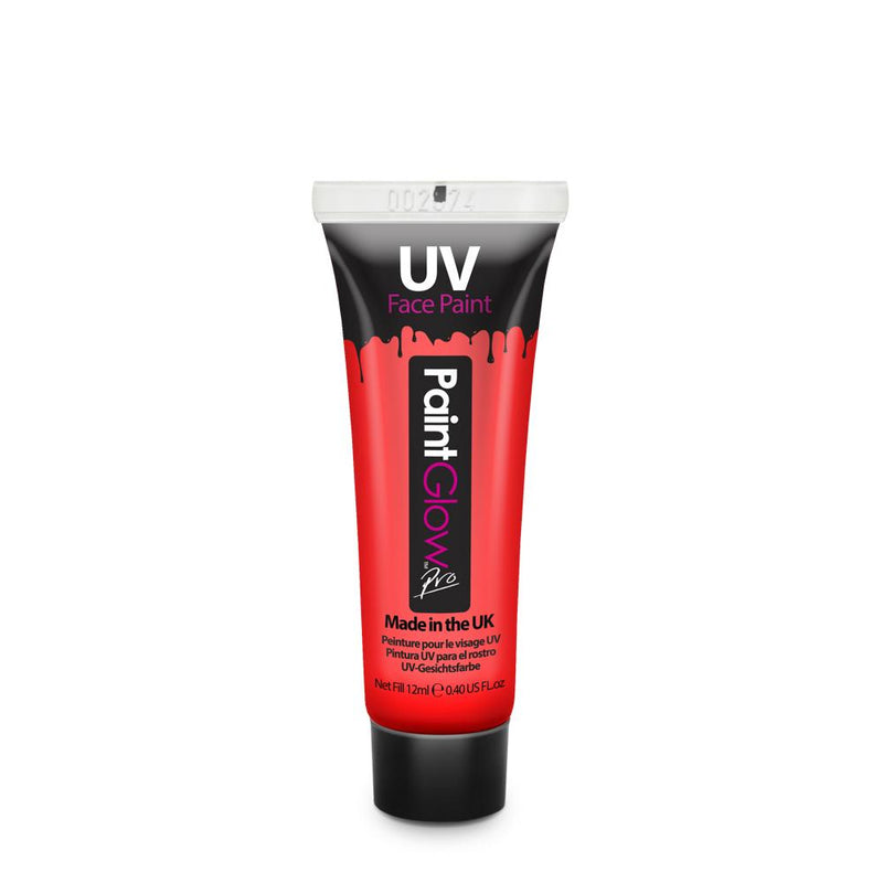 UV Face &amp; Body Paint 12ml - Red image 0