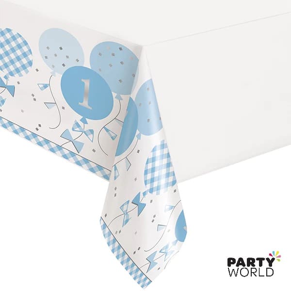 1st Birthday Blue Tablecover