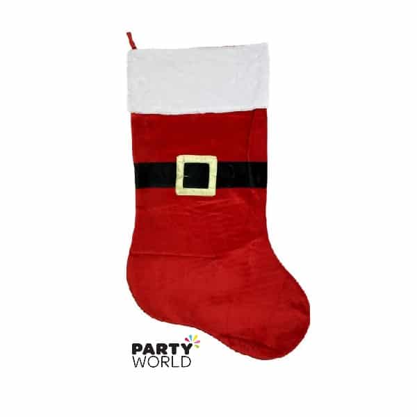 Santa's Belt Christmas Stocking 40cm