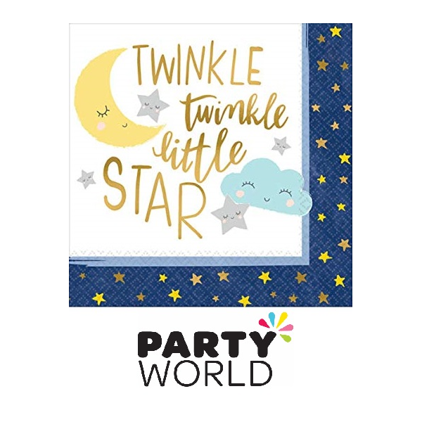 Twinkle Little Star Luncheon Napkins (16)