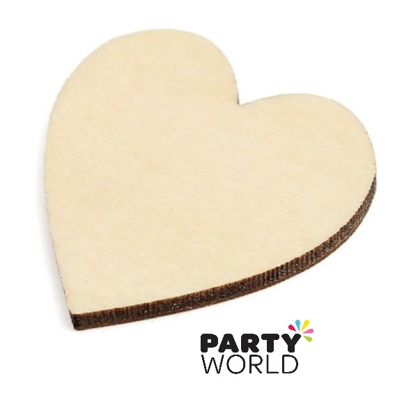 Wooden Heart  Cutouts approx 5 x 5cm(50mm) (20)