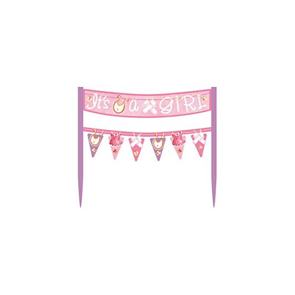 Its a Girl Cake Banner