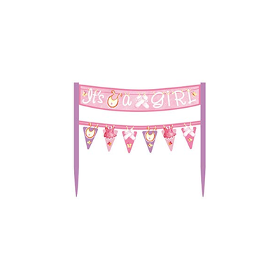Its a Girl Cake Banner