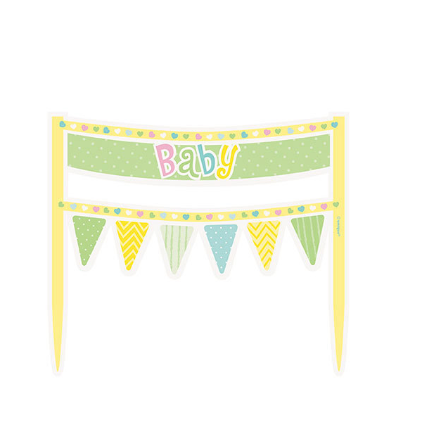 Baby Shower Cake Topper Banner - GENDER NEUTRAL