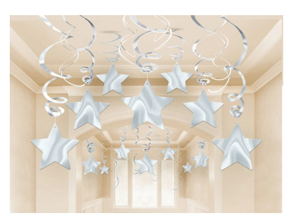 Silver Star Swirl Value Pack (30)