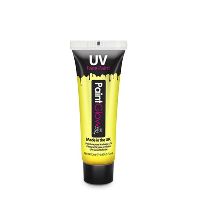 UV Face &amp; Body Paint 12ml - Yellow image 0