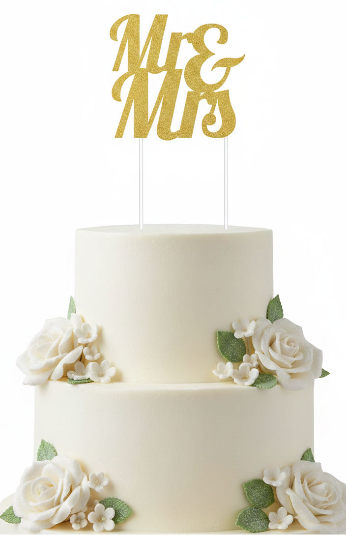 Mr &amp; Mr Wedding Cake Topper