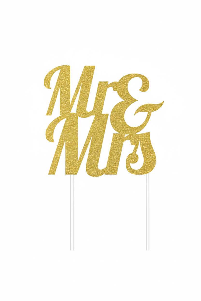 Mr &amp; Mr Wedding Cake Topper