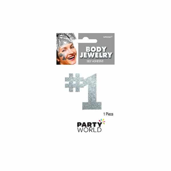 Silver Glitter n.1 Body Jewelry
