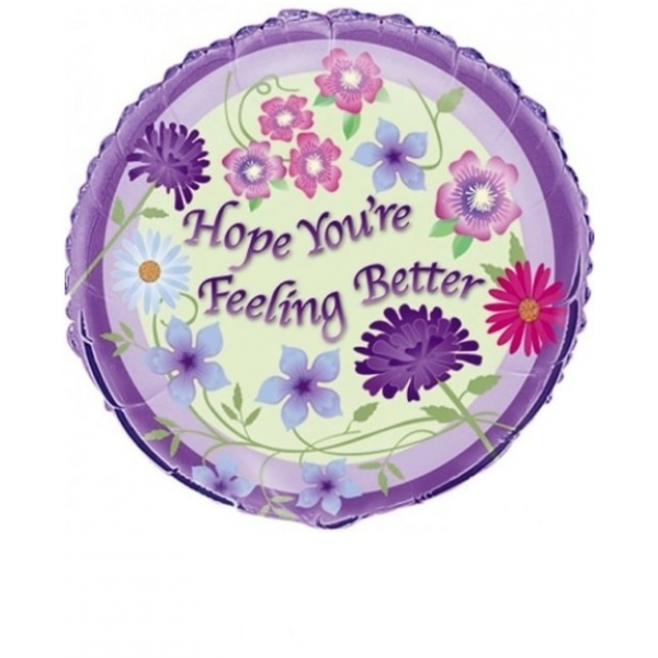 Hope You're Feeling Better Foil 46cm Balloon