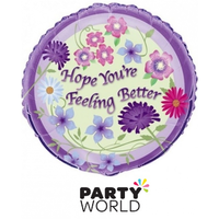 Hope You're Feeling Better Foil 46cm Balloon