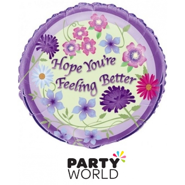 Hope You're Feeling Better Foil 46cm Balloon