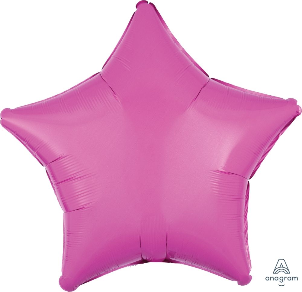 Foil Balloon Bubble Gum Pink Star