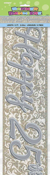 Silver Wedding 25th - HoloGraphic Foil