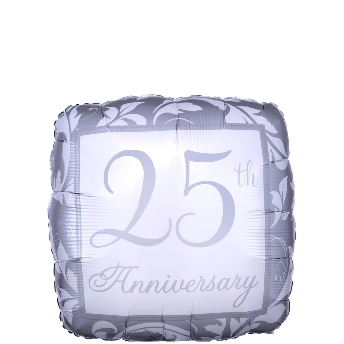 Foil Balloon Silver 25th Anniversary