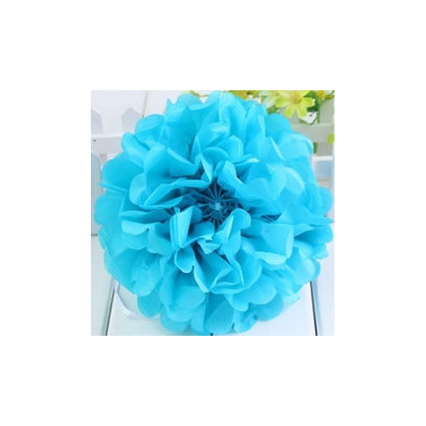 40cm Puff Ball - Baby Blue