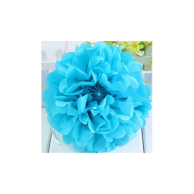 35cm Puff Ball - Sky Blue