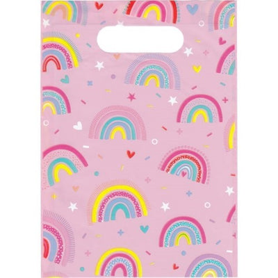 Rainbow Party Loot Bags 8pk image 0
