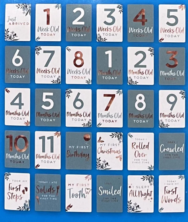 Just Arrived - Baby Milestone Cards image 0