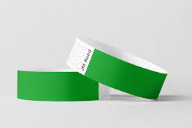 Wrist Bands 25mm 40pk - Green image 0