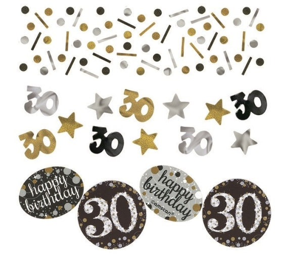 30th Birthday Table Scatters