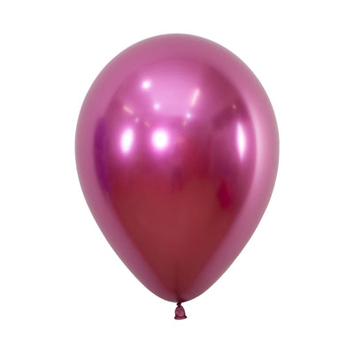Metallic Fuchsia Balloons - 12pk image 0