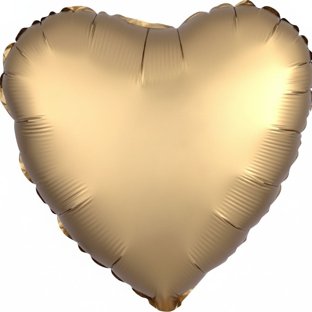Foil Balloon Satin Luxe Gold Heart