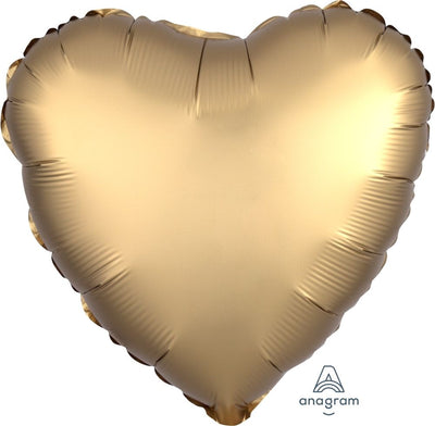 Foil Balloon Satin Luxe Gold Heart