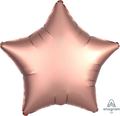 Foil Balloon Luxe Rose Copper Star