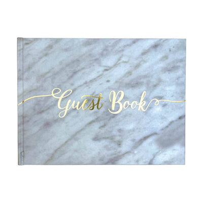 Guest Book Marble &amp; Gold image 0