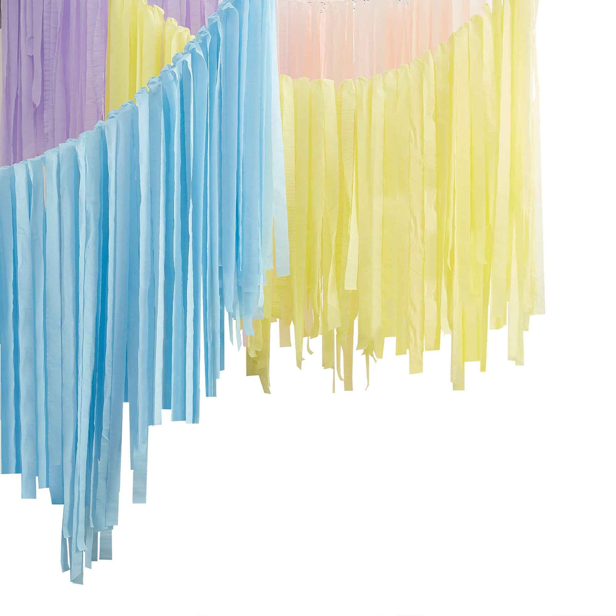 Pastel Ceiling Streamer Decoration image 0