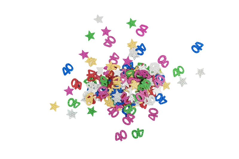 Scatter Confetti 40 - Rainbow