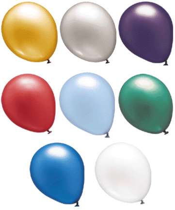 Party Balloons 100pk Assorted Colours image 0