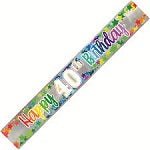 Banner Happy 40th Birthday - Stars image 0