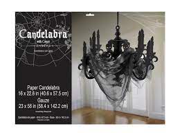 Halloween Candelabra With Gauze image 0