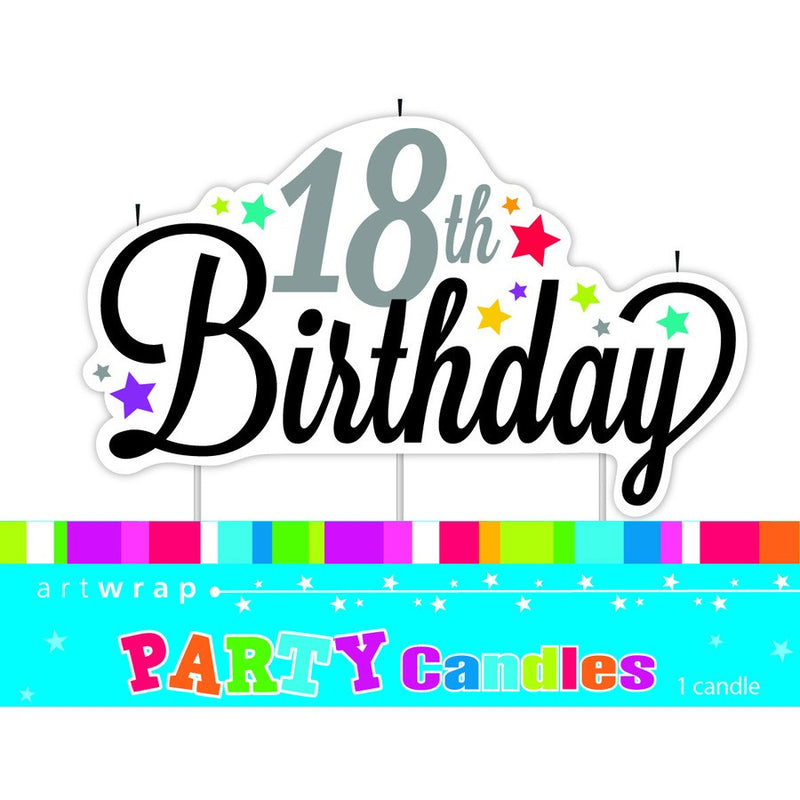 Happy 18th Birthday Candle image 0